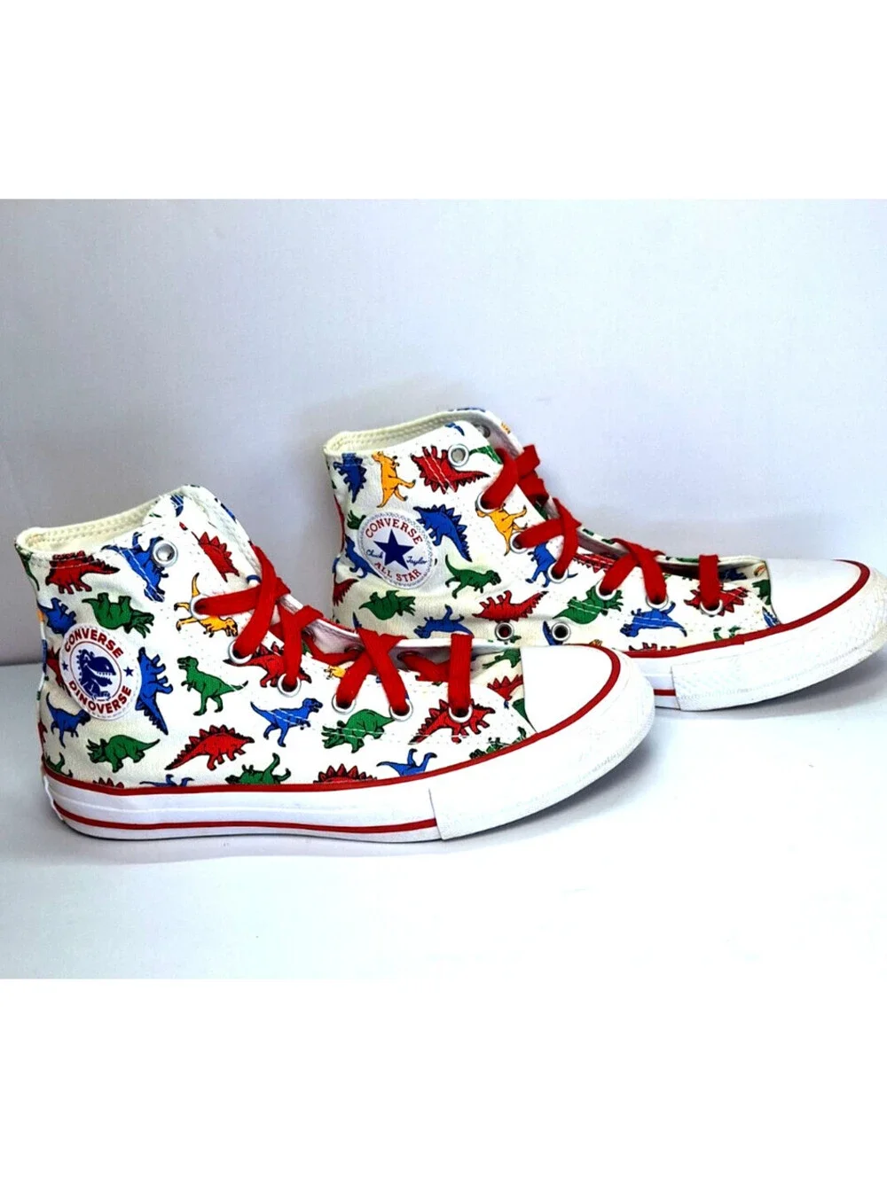Converse Chuck Taylor All Star Dinoverse Dinosaur Hi-Top Sneaker Junior US Sz 5